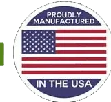Proudly manufactured in the USA mark